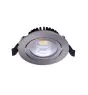 Noxion LED inclinable Slim Spot Argent 6W 550lm - 930 Blanc Chaud | Diamètre 75mm - IP54 - Meilleur rendu des couleurs 