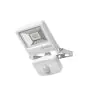 Ledvance Projecteur LED Endura Blanc 10W 800lm 100D - 830 Blanc Chaud | IP44 - Détecteur de mouvement et de lumière - Symétrique