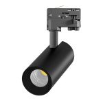 Noxion LED Railspot 3-Fase Ecowhite Aluminium Zwart 20W 2060lm 36D - 840 Koel Wit | UGR <19