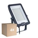 Voordeelpak 4x Philips LED Breedstraler Ledinaire BVP169 100W 12000lm 110D - 830-840-865 CCT | IP65 - Symmetrisch
