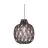 Good&Mojo Hanglamp Mendoza Bamboe Burgundy L | Geschikt voor 1x E27 