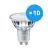 Voordeelpak 10x Philips MASTER Value LED Spot GU10 PAR16 3.7W 270lm 36D - 930 Warm Wit | Beste Kleurweergave - Dimbaar - Vervangt 35W
