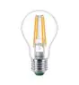 Philips Master Ultra Efficient LED E27 Peer Filament Helder 4W 840lm - 827 Zeer Warm Wit | Dimbaar - Vervangt 60W