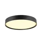 SLV Decona 42 Plafondlamp Aluminium Zwart Rond 23W 2680lm - 930-940 CCT | IP44 - Beste Kleurweergave - Dimbaar 