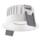 Ledvance LED Spot Fix Aluminium Wit 8W 720lm 36D - 940 Koel Wit | Zaagmaat 68mm - IP44 - Beste Kleurweergave - Dimbaar